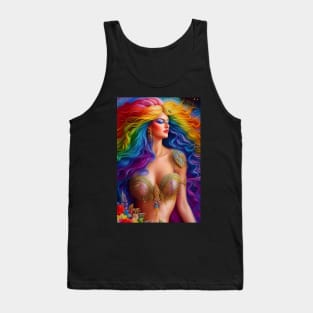 rainbow queen Tank Top